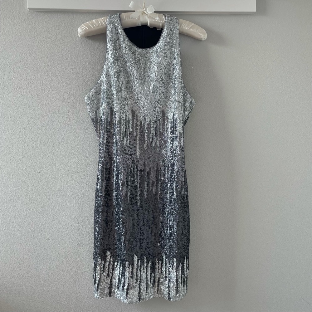 Just Me Sequin Mini Dress Size M